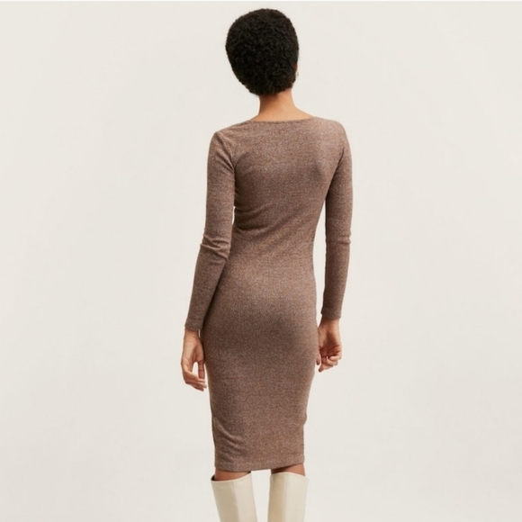 Mango ribbed dress - Picture 5 of 6